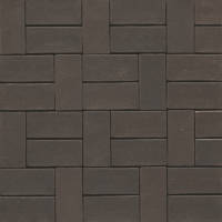 брусчатка Muhr Klinker 05 Eisenschmelz Schwarzbraun