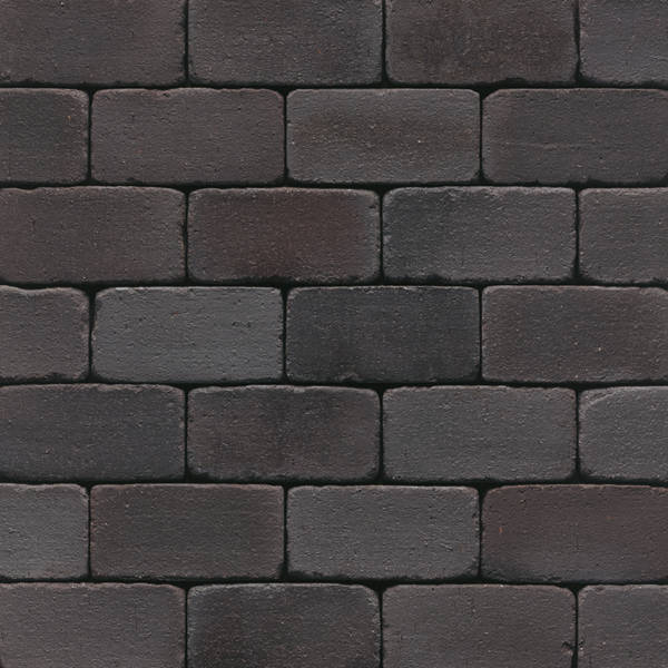 Брусчатка Muhr Klinker 15SG Schwarz-bunt Edelglanz