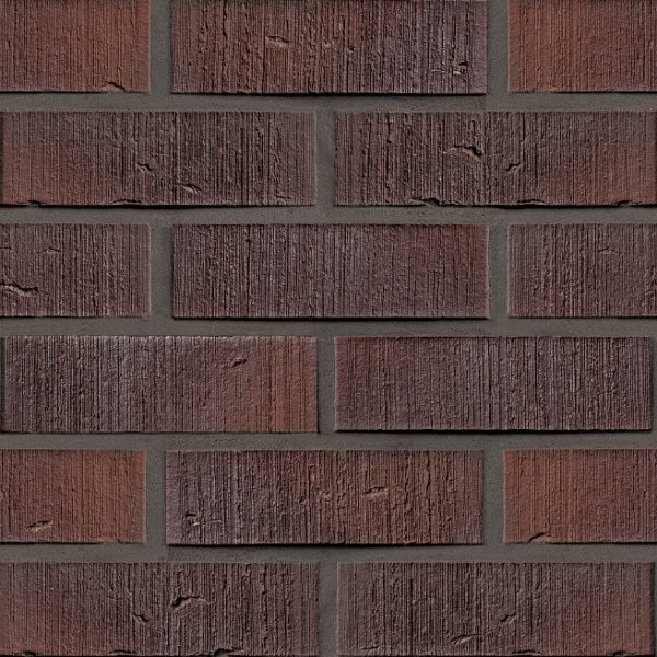 кирпич MUHR Klinker 10 R Violettblau geflammt Rustik